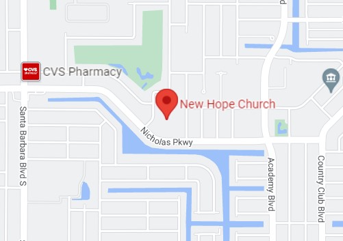 New Hope Church map